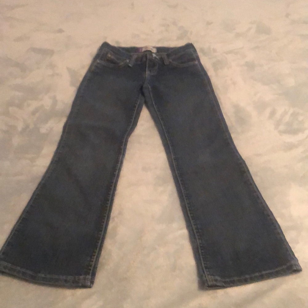 Girls size 7 wrangler boot cut jeans